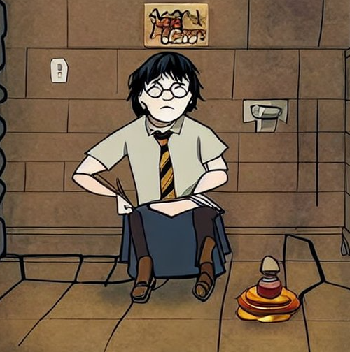 harry potter in a room