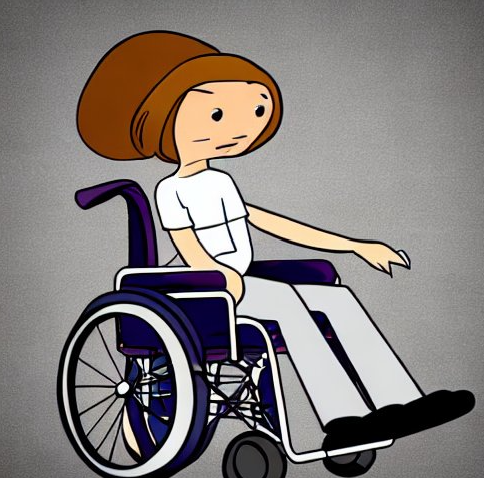 woman in wheelchair